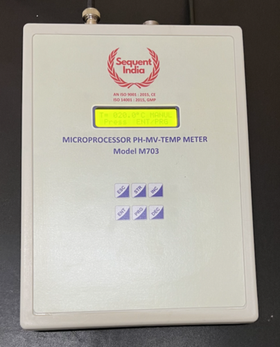 Microprocessor pH Meter - Electric Power Supply | Industrial Use, White Color