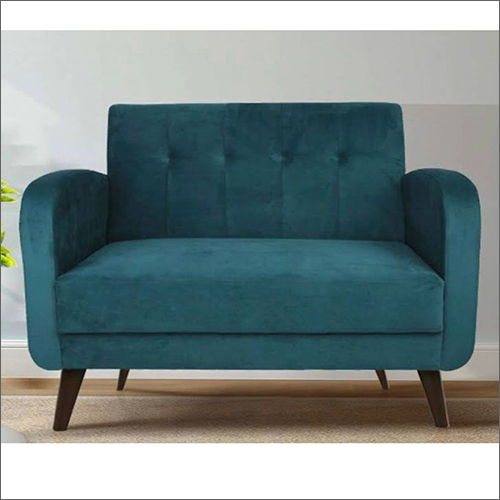 Two Seater Teal Blue Sofa Set - Assembly: No Assembly Required