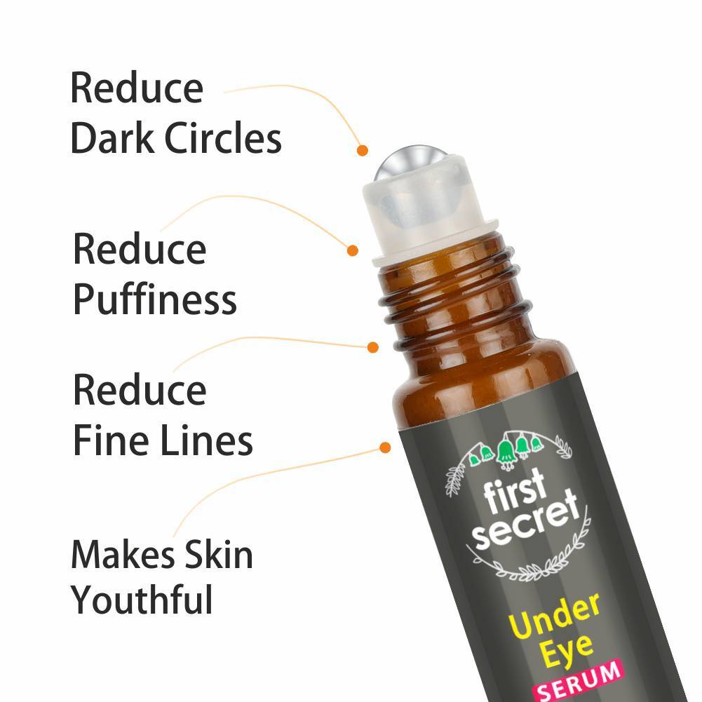 Under Eye Serum For Dark Circles - 10 Mg, Liquid Form | Anti-wrinkles, Deep Cleansing, Hydrating, Nourishing With Caffeine, Saffron Oil & Cucumber Extract