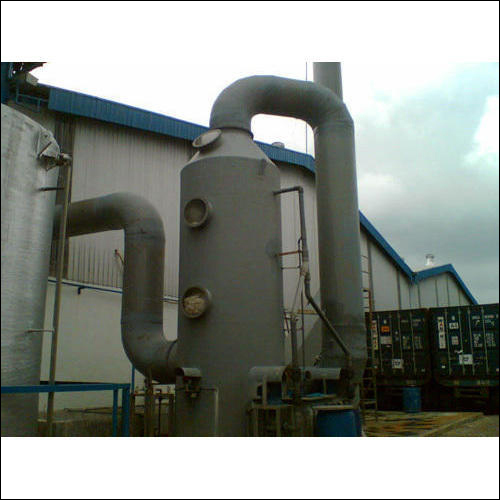 एमएस पैक्ड बेड वेट स्क्रबर