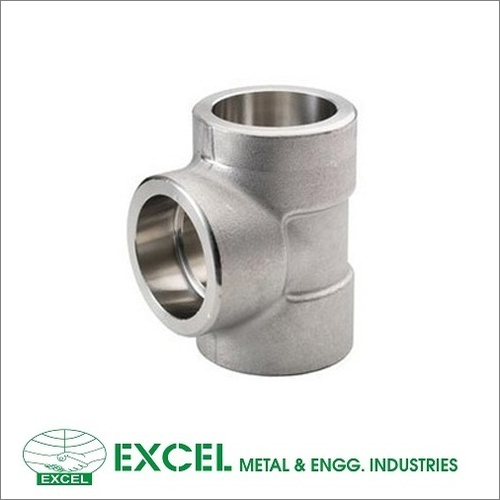 Forged Screwed Pipe Tee - Stainless Steel, 1-2 Millimeter Thickness | Available in Various Grades and Sizes