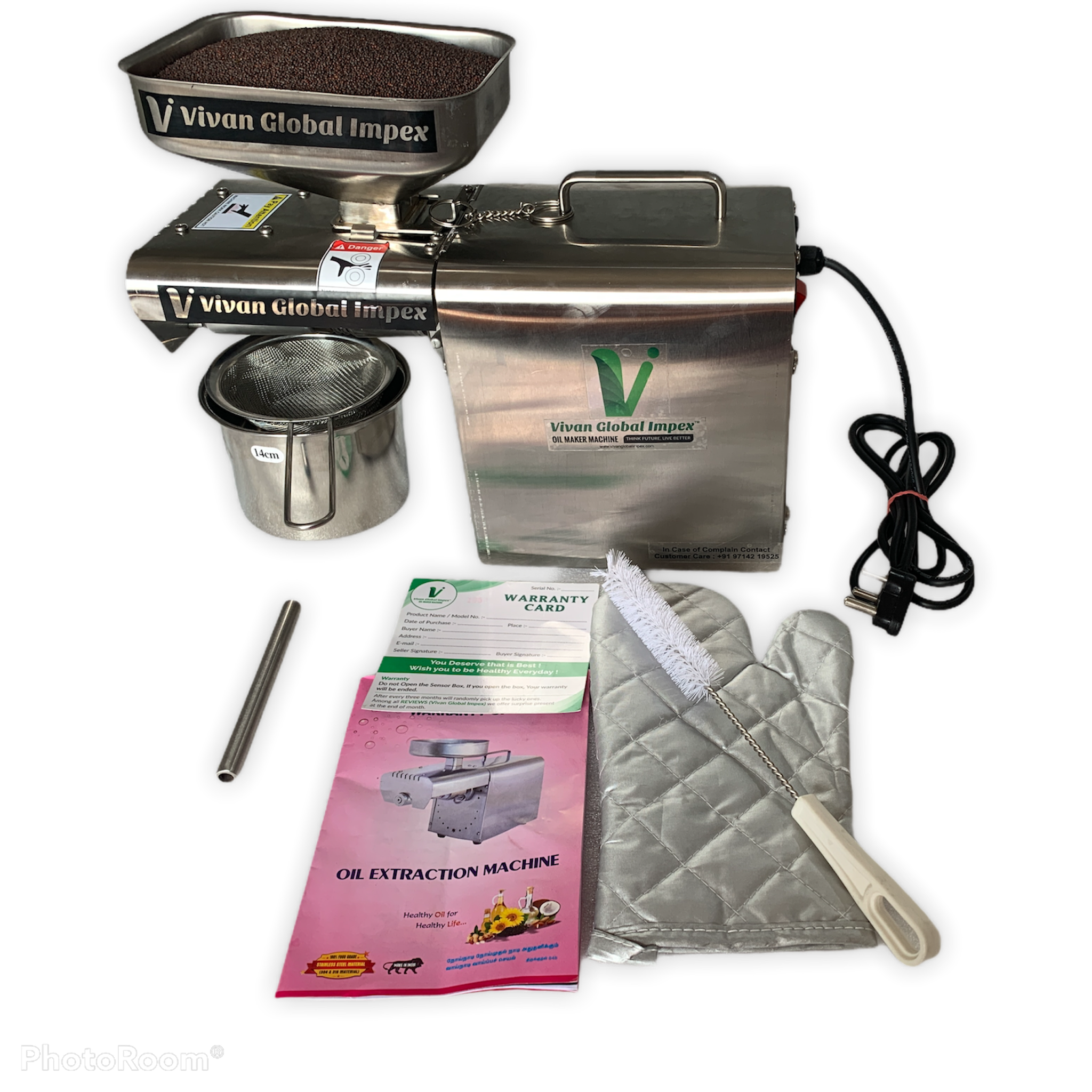 Automatic 400 Watt Domestic Oil Maker Machine For Home Use