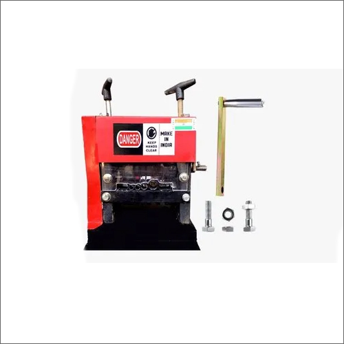 Single Phase Manual Wire Stripping Machine - Stainless Steel, High Efficiency | Portable, User-friendly Design, Adjustable Cutting Blades, Ideal For Diy And Small Workshops