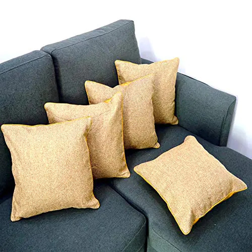 बेज मड कलर प्रीमियम डेकोरेटिव हैंड मेड थ्रो