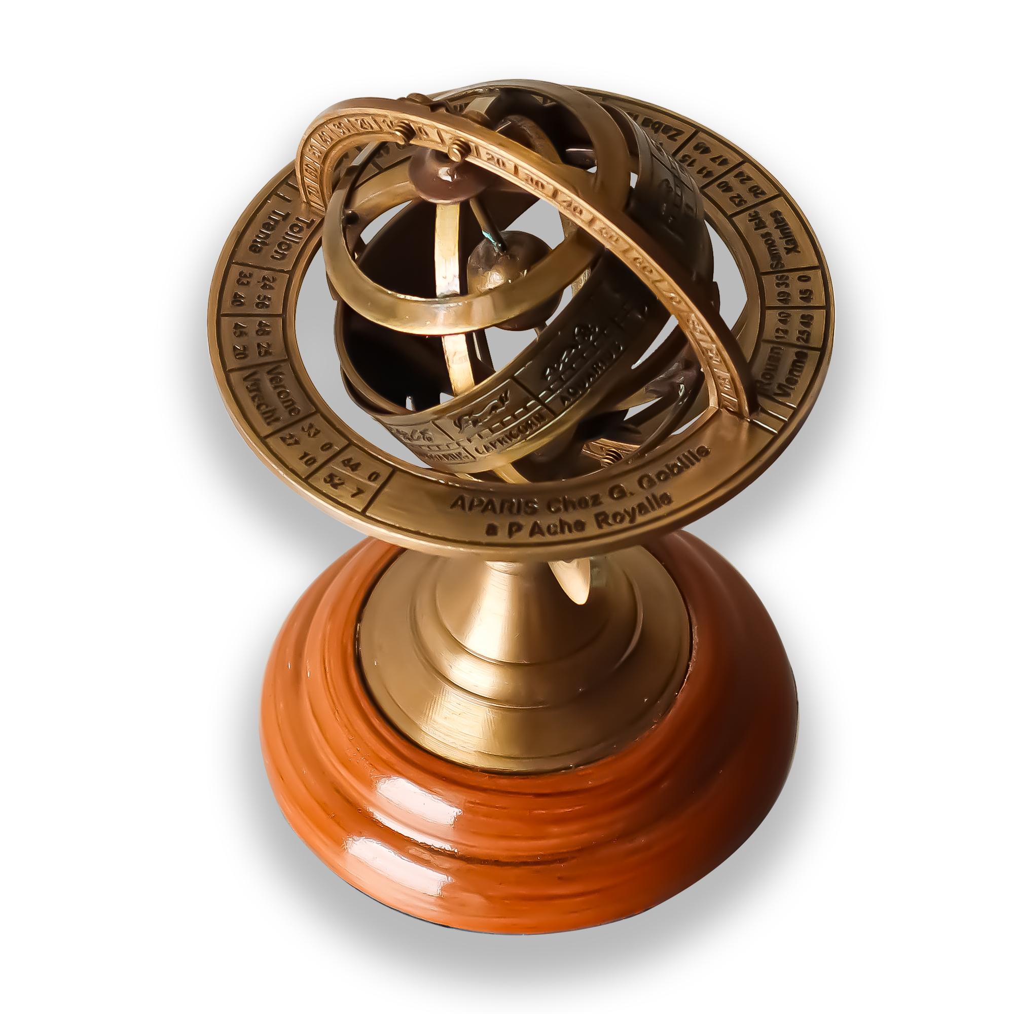 Brass Shiny Armillary Globe