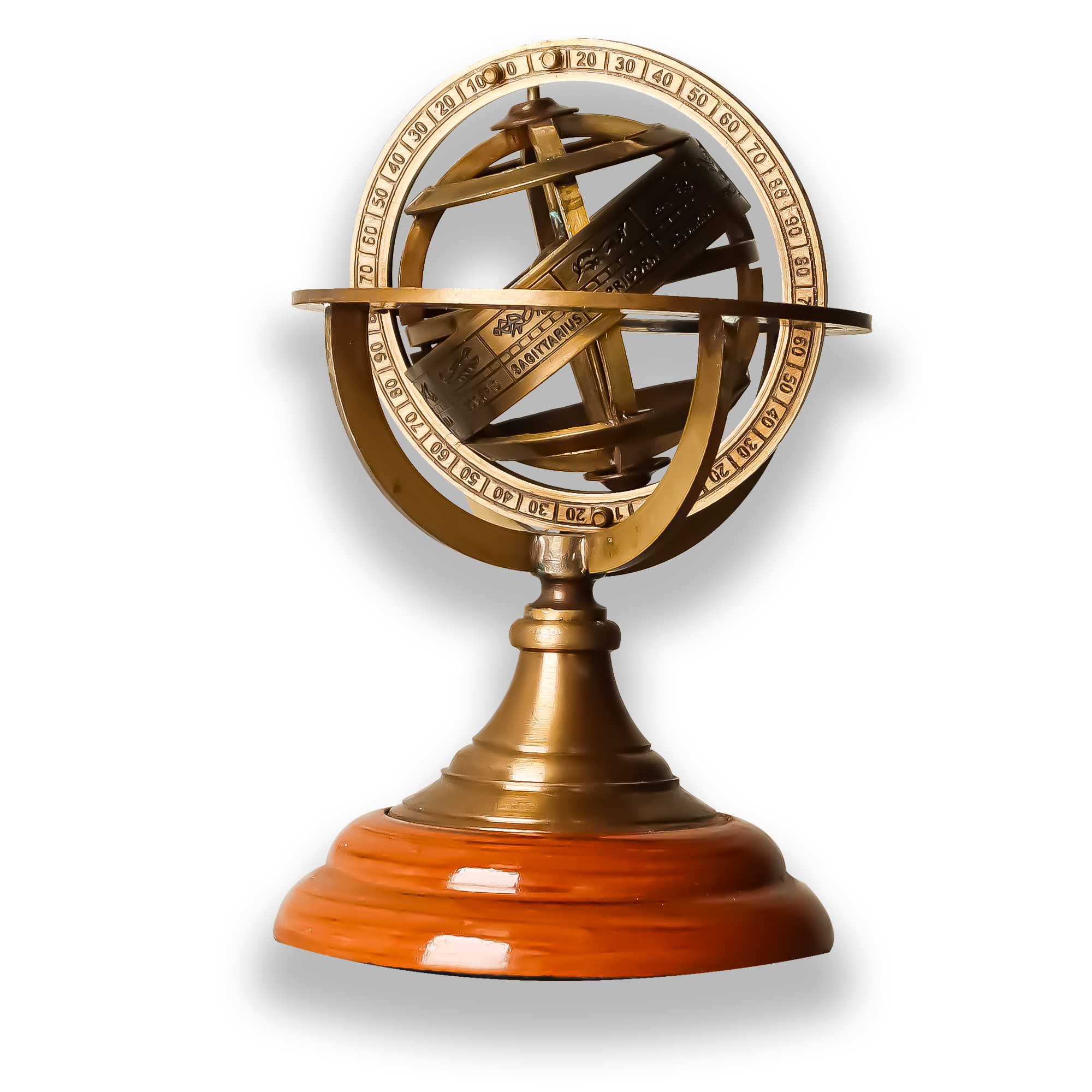 Brass Shiny Armillary Globe