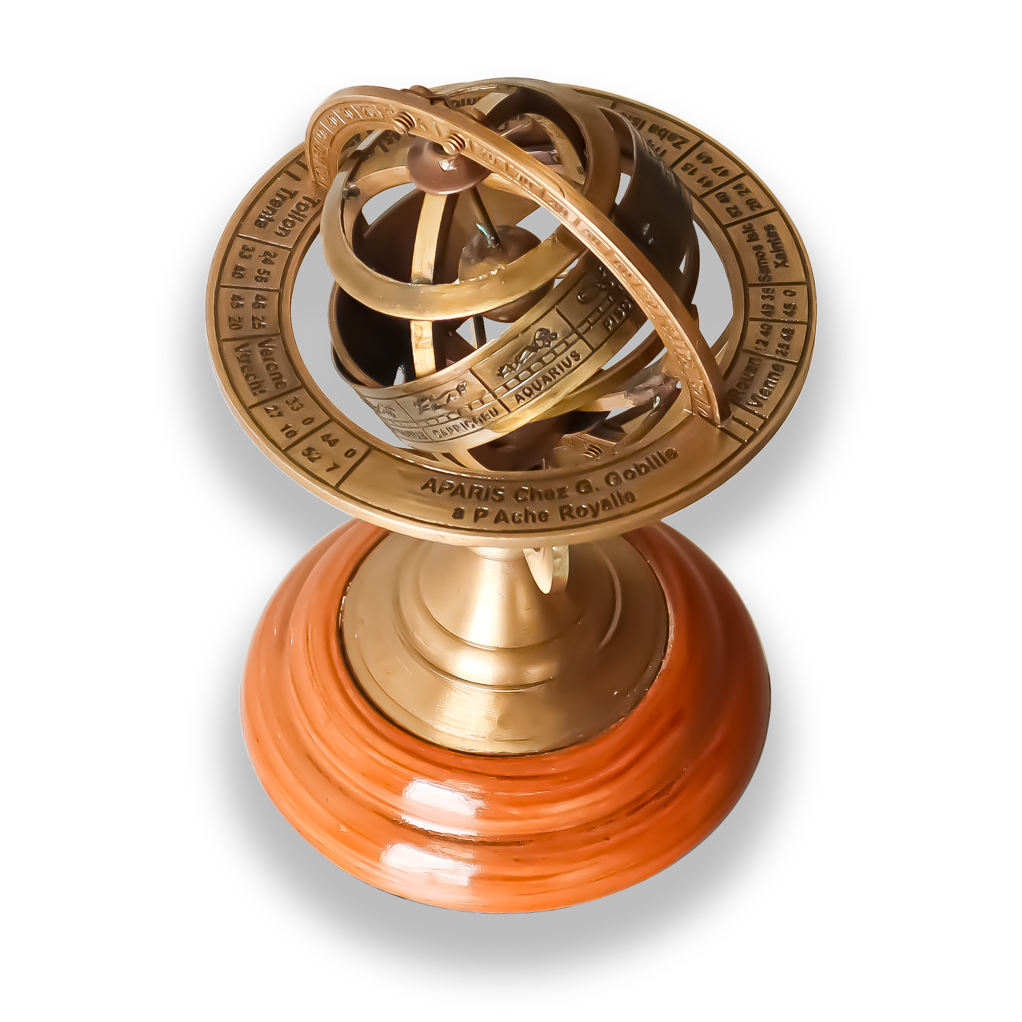 Brass Shiny Armillary Globe