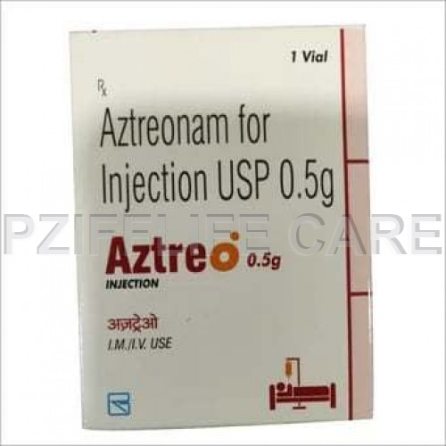 Liquid Aztreonam For Injection AZTREO 0.5MG