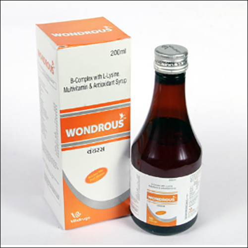 B-complex With L-lysine, Multivitamin & Antioxidant Syrup