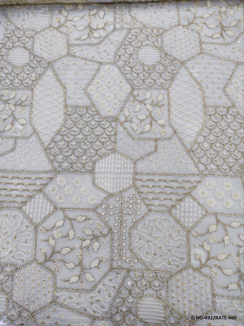 Sequin Georgette Fabric