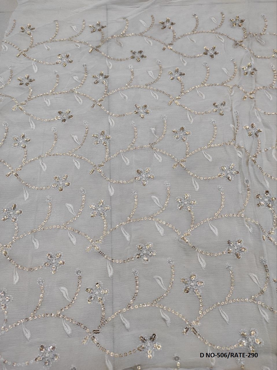 Sequin Georgette Fabric