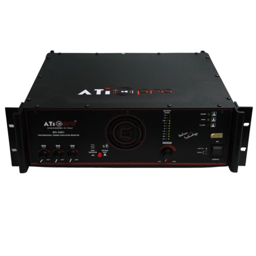 Red & Black Ati Pro 1201 Booster Pa Amplifier