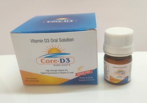 कोलेकैल्सिफ़ेरॉल 60000 आईयू नैनो शॉट्स हेल्थ सप्लीमेंट्स