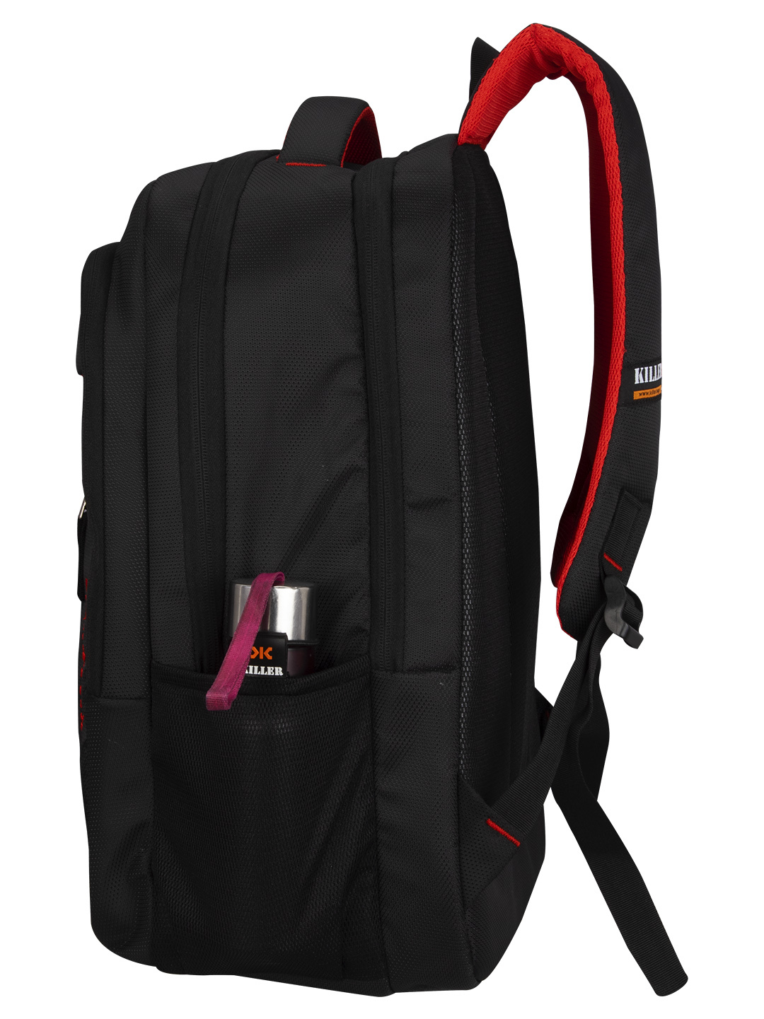 Killer Louis 38l Black Laptop Backpack Design: Solid