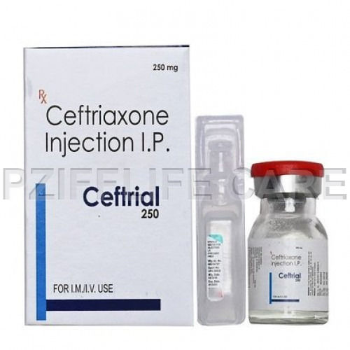 तरल Ceftriaxone इंजेक्शन Ceftrial 250mg के लिए