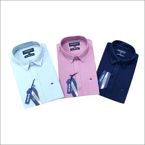 Washable Mens Plain Formal Casual Shirts