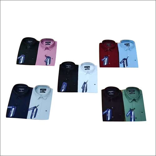 Washable Mens Plain Formal Casual Shirts