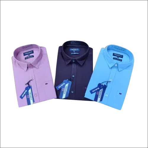 Washable Mens Plain Formal Casual Shirts