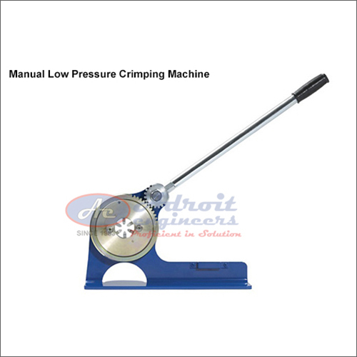 Automatic Low Pressure Manual Crimping Machine