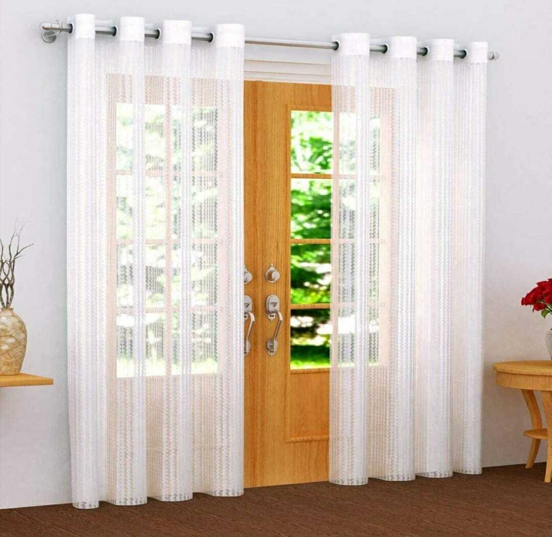 Blunt Leela - Polyester Yarn Dyed Plain Window Curtain 4x5 Ft | Eco Friendly, Shrink-resistant, Contemporary Style, Ideal For Home And Hospitality