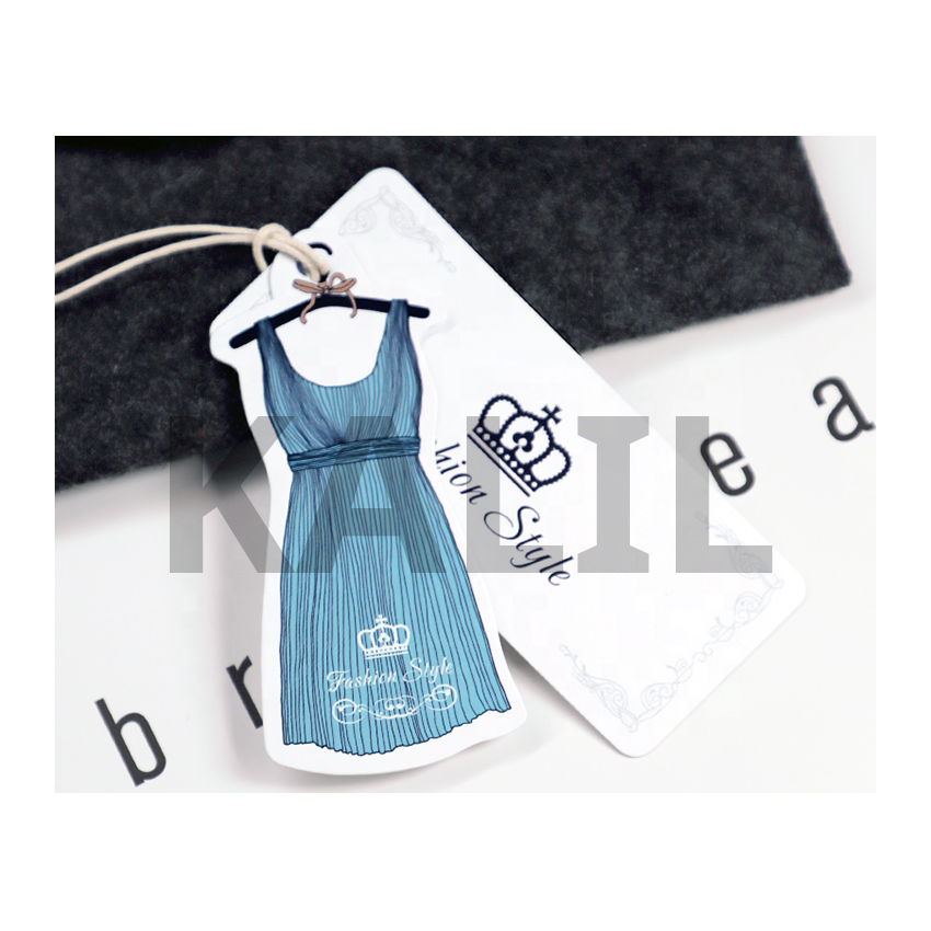 Die Cut Tags - Custom Shape & Style, Vibrant Colors | Ideal For Garment Labeling, Versatile Use In Clothing & Accessory Businesses