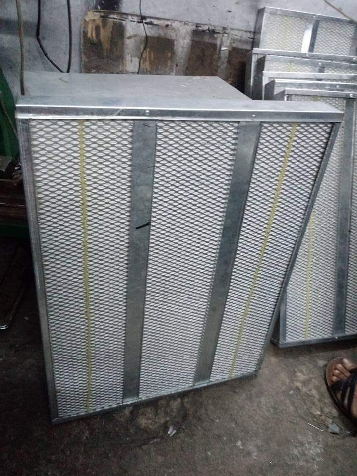 Ahu Pre Filter - Aluminum Anodized, 20x15x6 Inches, White | High Dust Holding Capacity, Washable, Low Initial Pressure Drop, Ideal For Air Conditioning And Power Plants