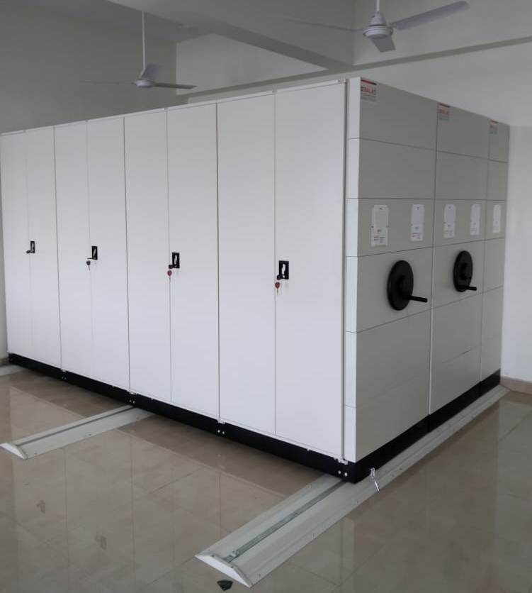 Off White File Compactor Storage System