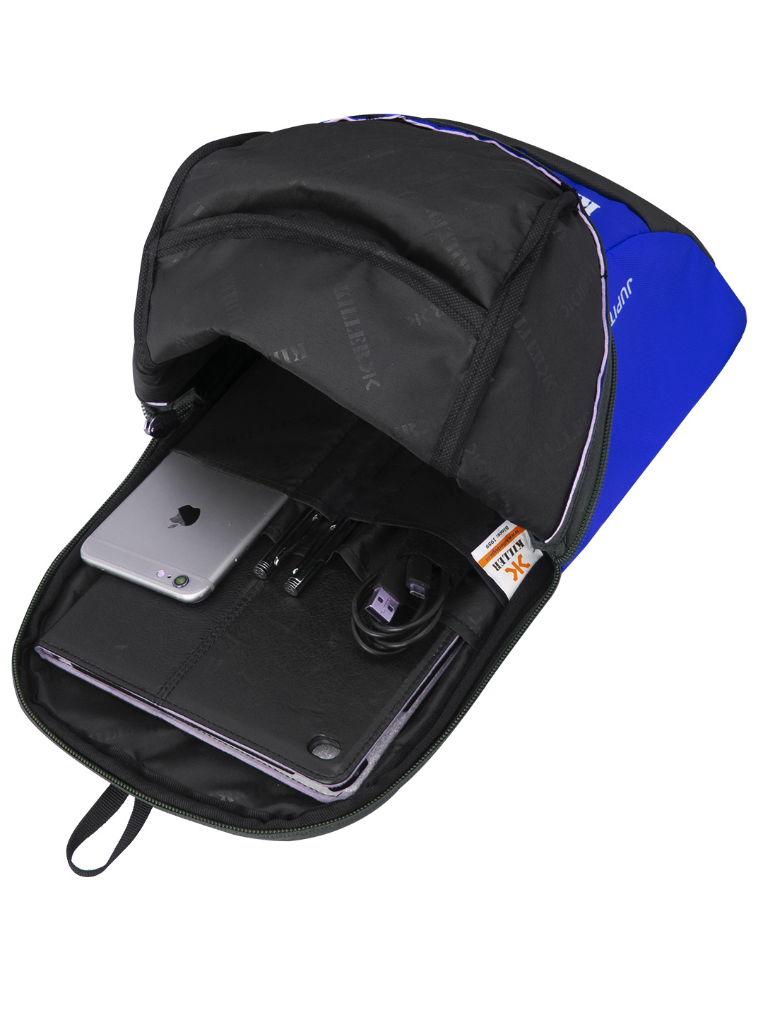 Killer Jupiter Royal Blue Mini Backpack 12l Daypack - High-grade Pu Coated Polyester Fabric 9.5x16x4.5 Inches Moisture Proof Zipper Top Multi-purpose Use