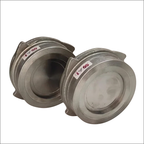 Non Slam Disc Check Valve - Stainless Steel 304, 2 Inch Size | Industrial Application, Lever Operated, Water and Air Media