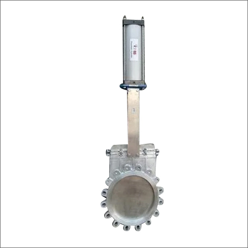 Cast Steel Knife Edge Gate Valve Power Source: Pneumatic