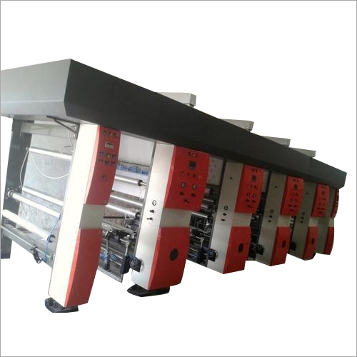 Rotogravure Printing Machine - Metal Build, Uni-Directional Print | Automatic Operation, UV Curing Ink, ICC Based Color Management, 2 Year Warranty