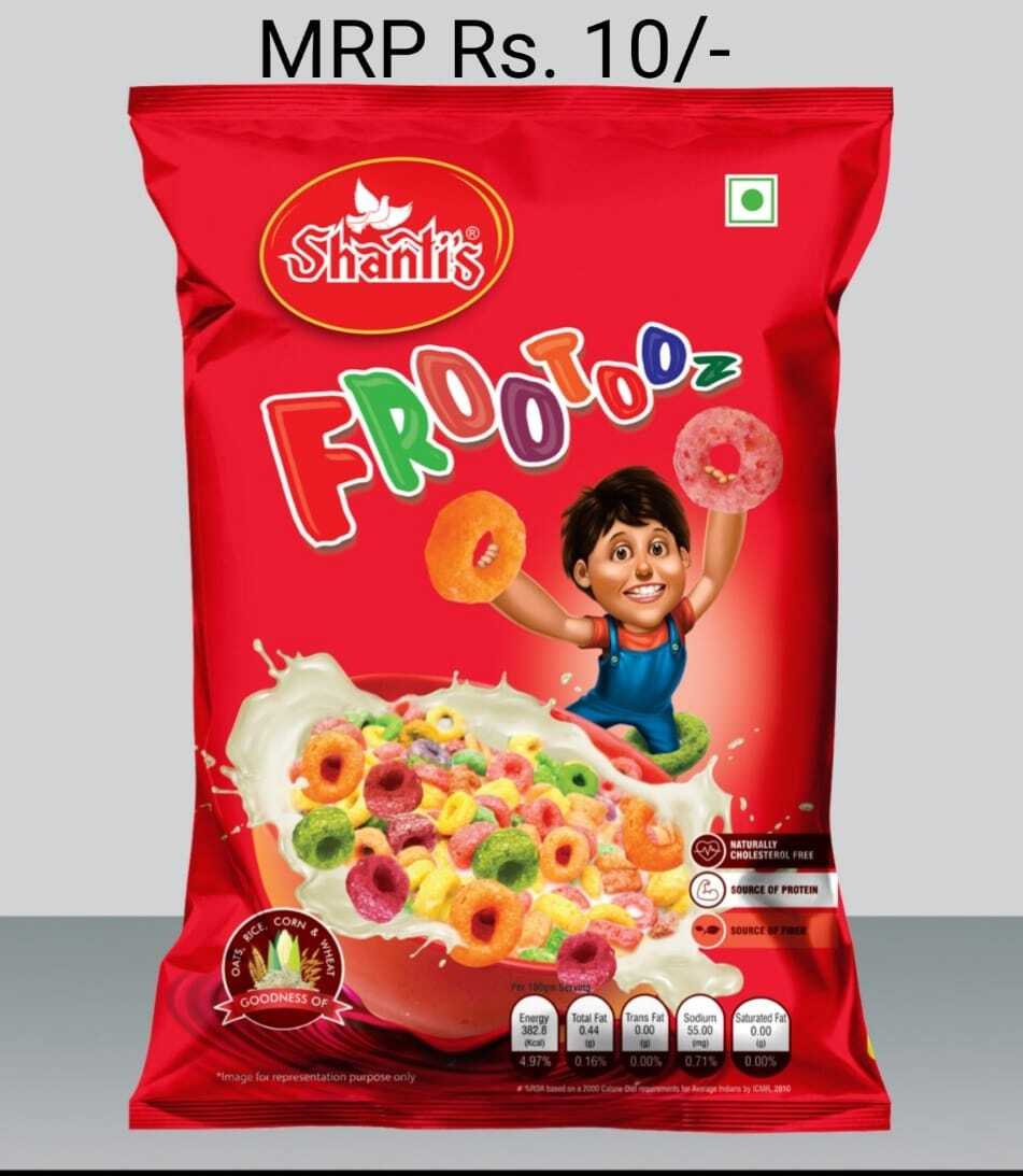 Multi Grain Fruit Rings - 250 Gm, Instant Breakfast Flakes | No Artificial Color, Ready To Eat, Mix Fruity Flavor