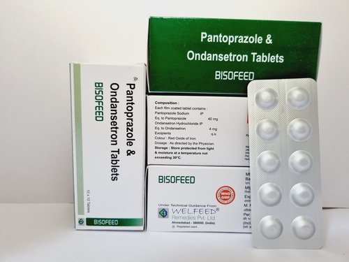 Ondansetron टैबलेट के साथ पैंटोप्राजोल विशिष्ट दवा