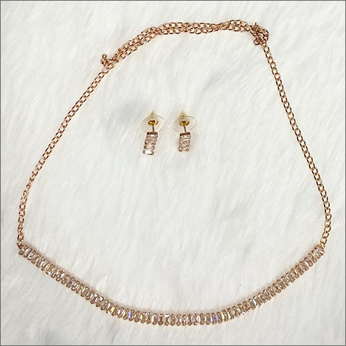 Different Available Imitation Rose Gold Pendant Set