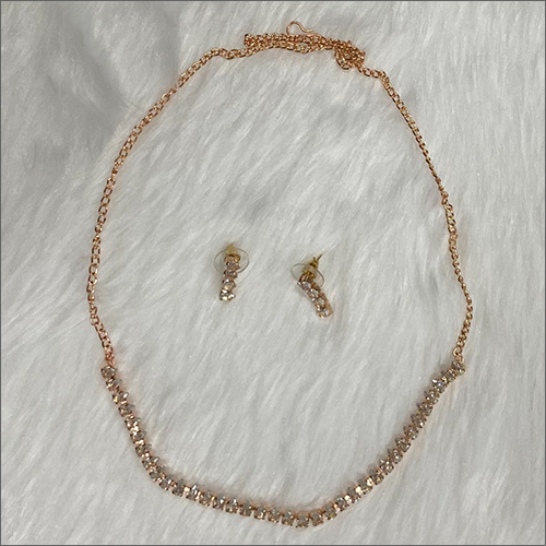 Different Available Imitation Rose Gold Pendant Set