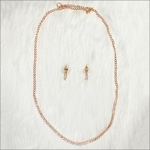 Different Available Imitation Rose Gold Pendant Set