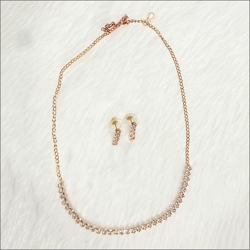 Different Available Imitation Rose Gold Pendant Set
