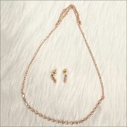 Different Available Imitation Rose Gold Pendant Set