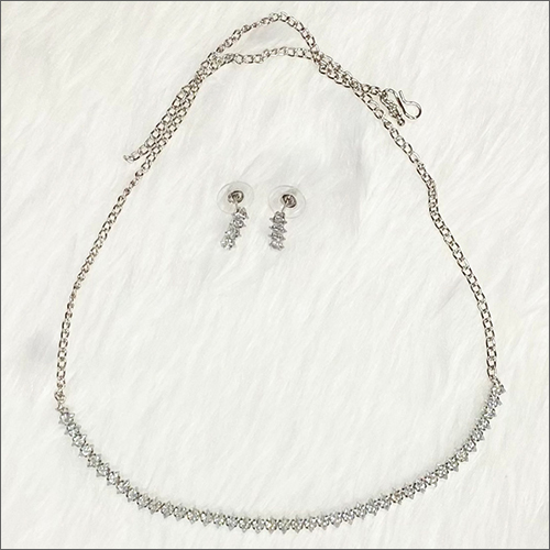 Different Available Artificial Imitation Rhodium Pendant Set