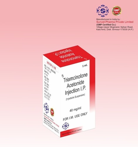  थर्ड पार्टी मैन्युफैक्चरिंग में लिक्विड ट्रायमिसिनोलोन एसीटोनाइड इंजेक्शन 