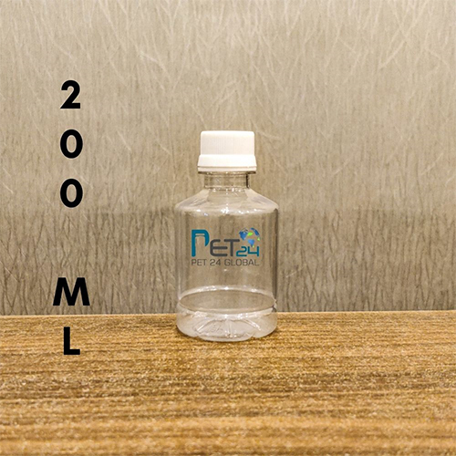 Juice Bottle - Rigid PET Material, 200 ml Capacity for Optimal Freshness