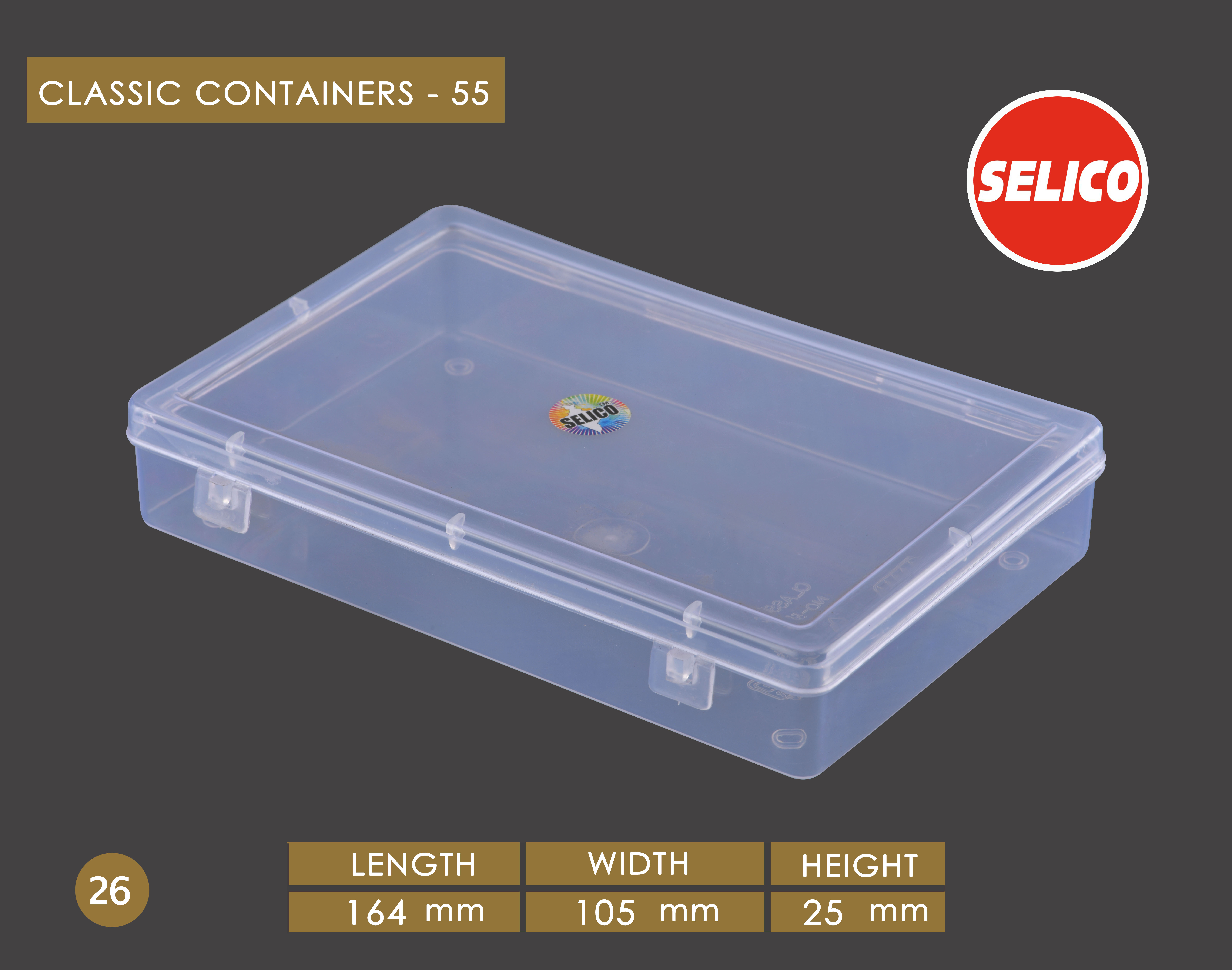 Transperent Kwality 101 Plastic Packaging Box