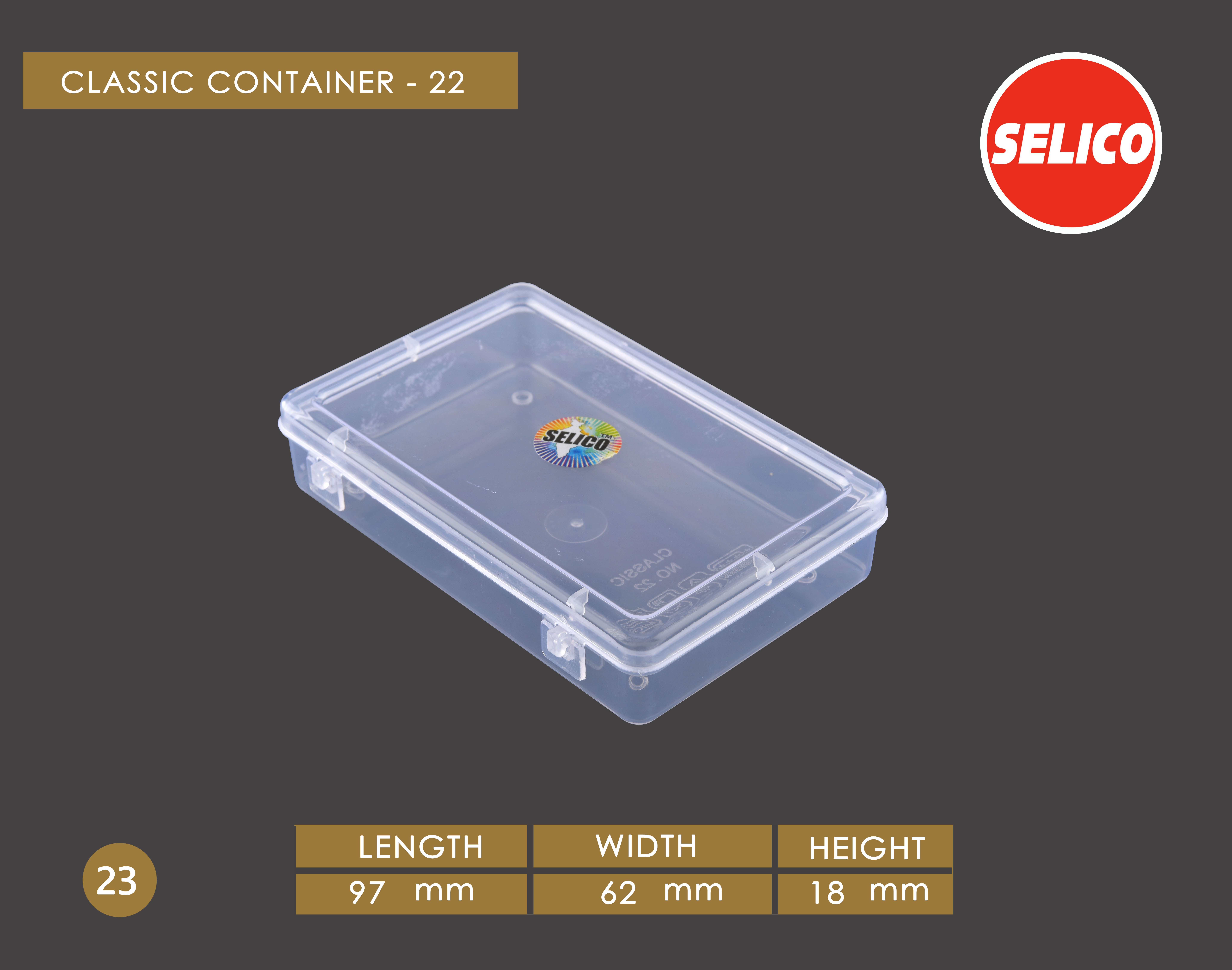 Transperent Kwality 101 Plastic Packaging Box