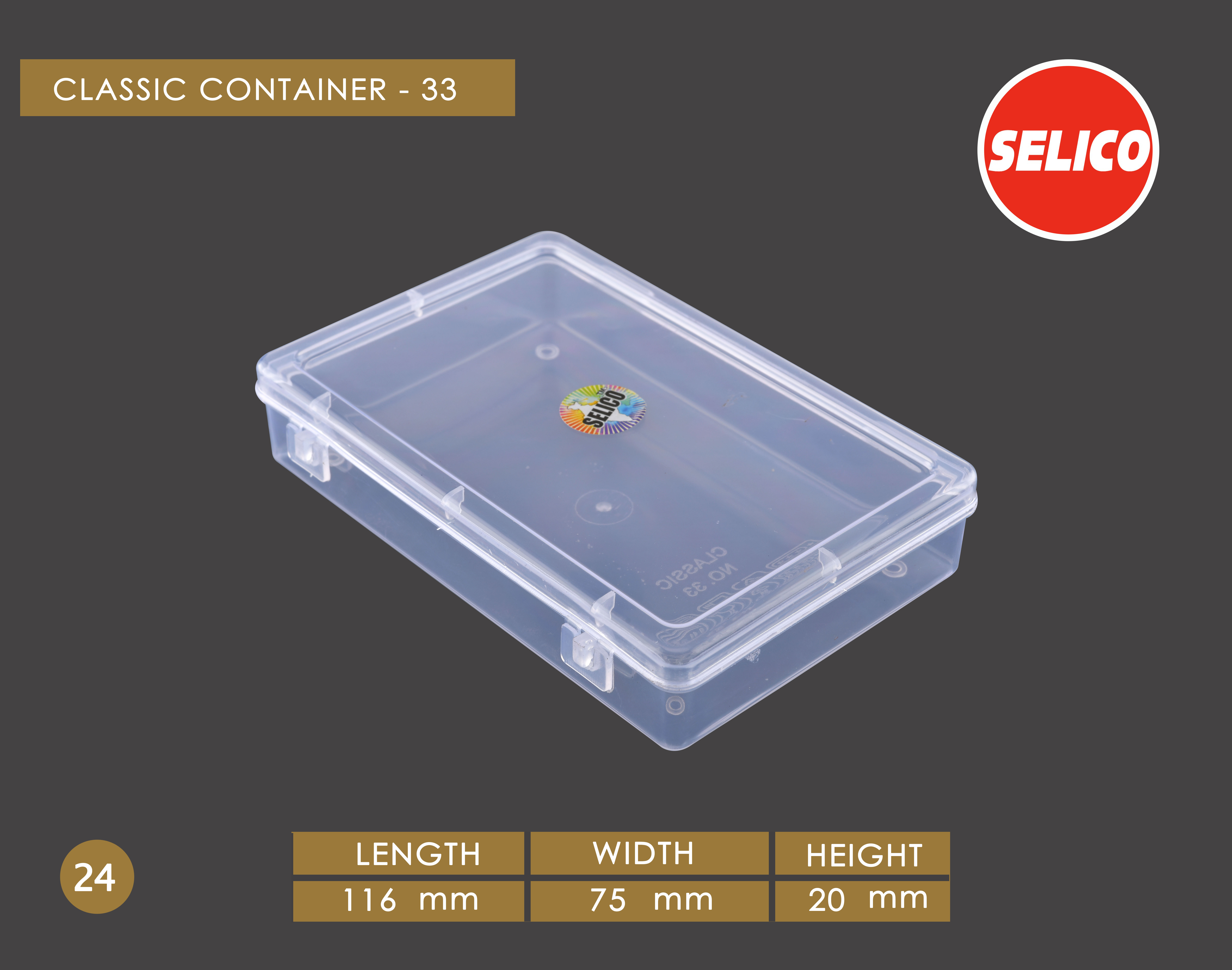 Transperent Kwality 101 Plastic Packaging Box