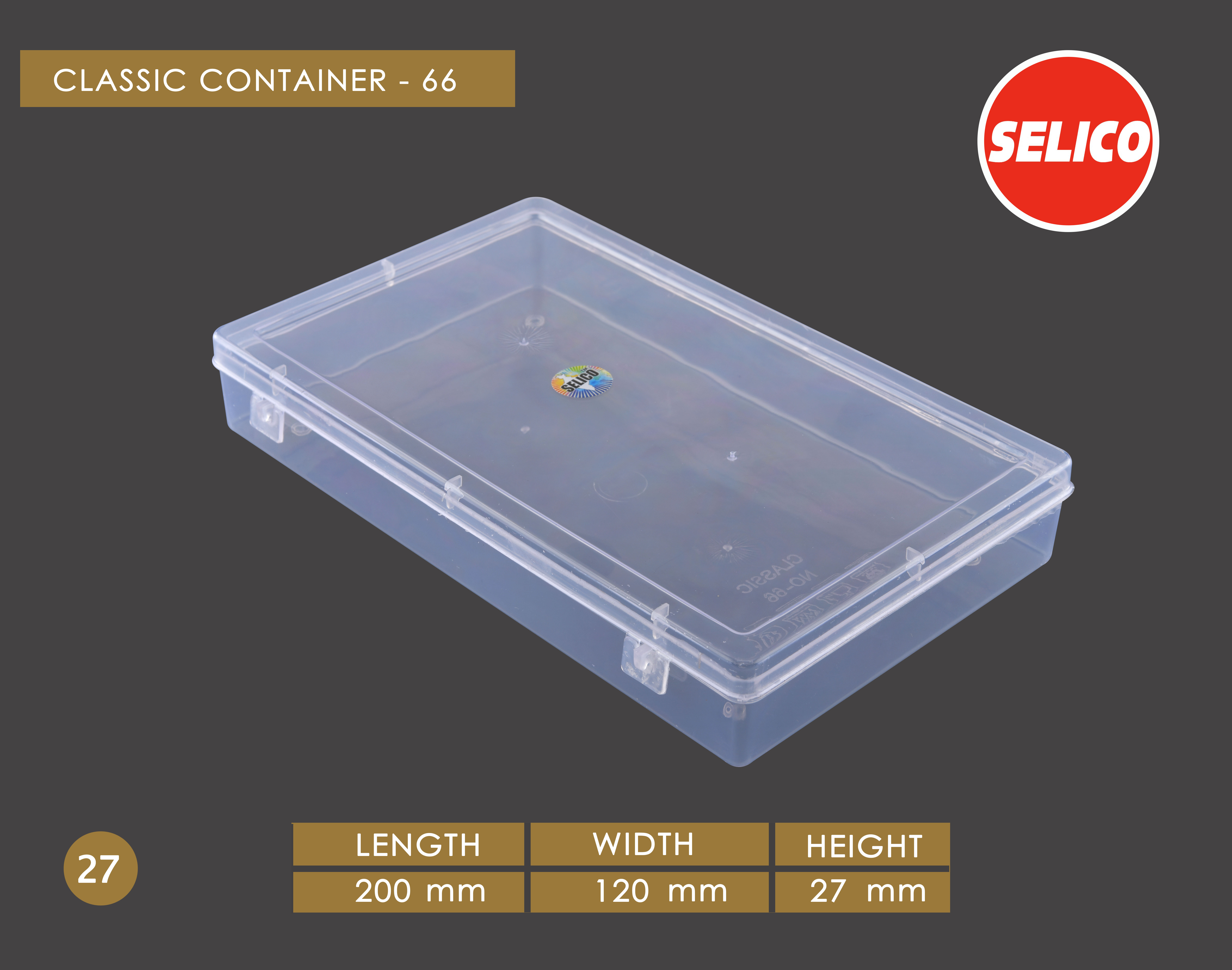 Transperent Kwality 101 Plastic Packaging Box