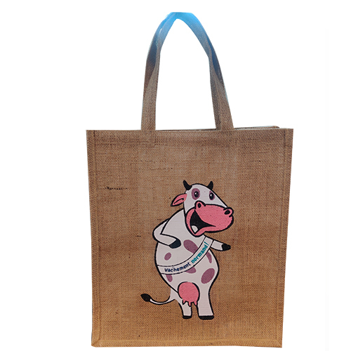 Off White Jute Promotional Fancy Bag