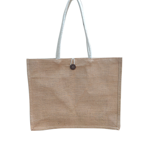 Jute Promotional Plain Bag - Color: Off White