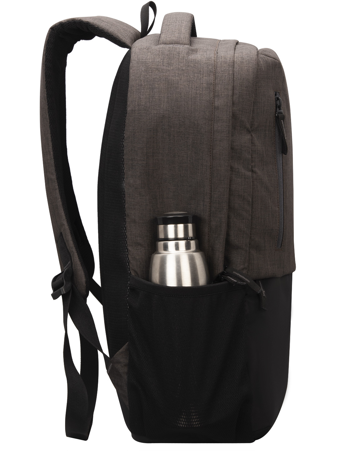 D.grey Vogue Casual Laptop Backpack 26 Litre Dark Grey College Bag