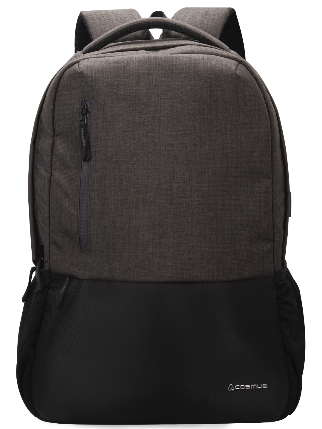 D.grey Vogue Casual Laptop Backpack 26 Litre Dark Grey College Bag
