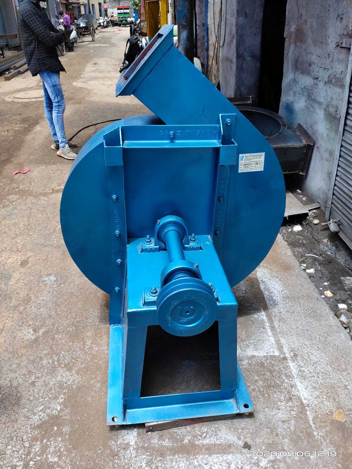 Forced Draft Blower - High Pressure 20000 Ft3/min, 200-20000 M3/hr Flow Rate | Electric Power Source, 0.5-100 Hp Motor Power, 1 Year Warranty